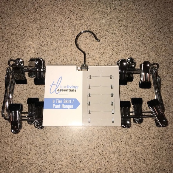 True Living Essentials Other - 6 Tier Skirt Pants Hanger Closet Organization True Living Essentials Other - 6 Tier Skirt Pants Hanger Closet Organization
